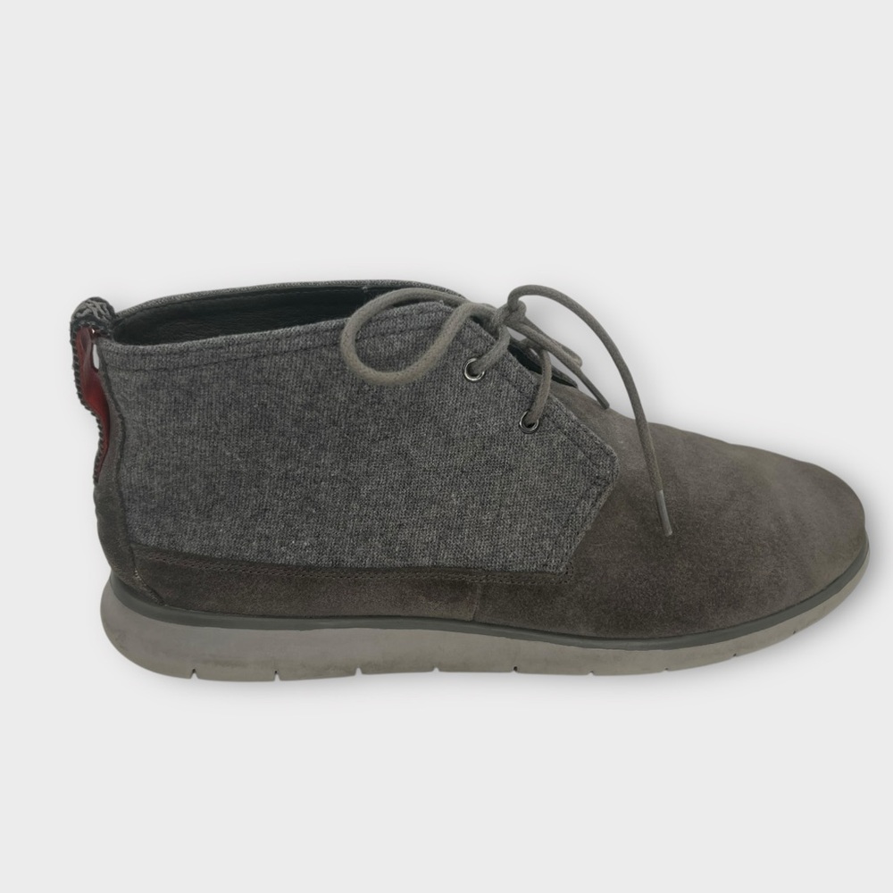 UGG‎ Freamon Men's Gray Chukka Boots Suede Side 13 Good Condition Nice!
